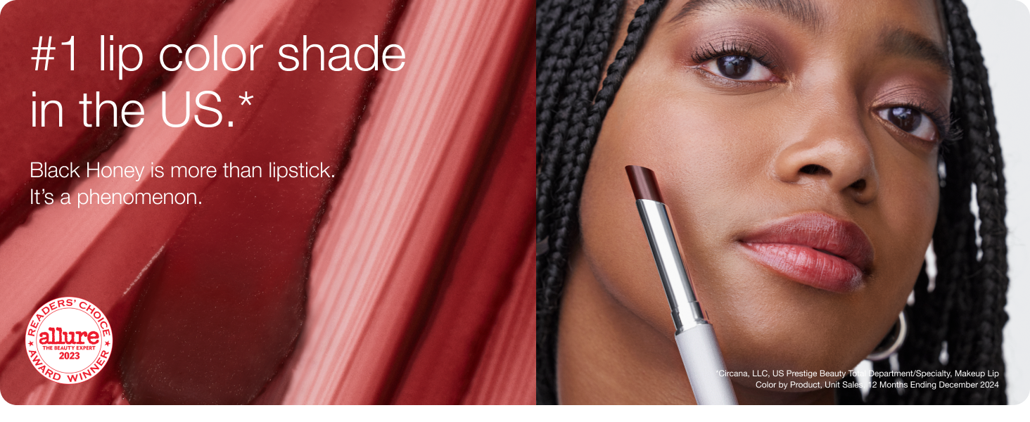 Clinique Almost Lipstick Tinted Lip Balm in 2 Iconic Shades Black Honey and Pink Honey | Sheer + Lightweight cosmeticarena