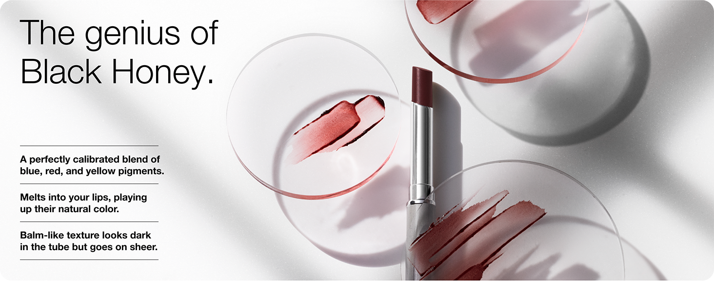 Clinique Almost Lipstick Tinted Lip Balm in 2 Iconic Shades Black Honey and Pink Honey | Sheer + Lightweight cosmeticarena