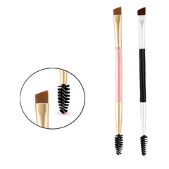 New High-grade Eyebrow Tool Double Head Eyelash brush Bevel Eyebrow Brush Gift Makeup Accessories Eyelash Box makeup brushes cosmeticarena