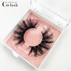 Colash Custom box Mink Eyelashes Thick Natural Long False Eyelashes High Volume Mink Lashes Soft Dramatic Eye lashes New Makeup cosmeticarena