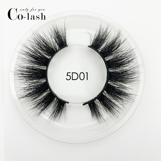 Colash Custom box Mink Eyelashes Thick Natural Long False Eyelashes High Volume Mink Lashes Soft Dramatic Eye lashes New Makeup cosmeticarena