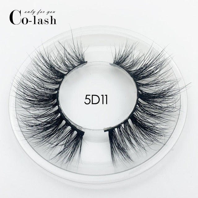 Colash Custom box Mink Eyelashes Thick Natural Long False Eyelashes High Volume Mink Lashes Soft Dramatic Eye lashes New Makeup cosmeticarena