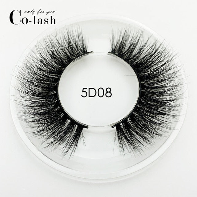 Colash Custom box Mink Eyelashes Thick Natural Long False Eyelashes High Volume Mink Lashes Soft Dramatic Eye lashes New Makeup cosmeticarena