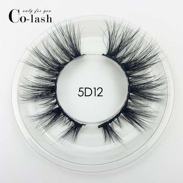 Colash Custom box Mink Eyelashes Thick Natural Long False Eyelashes High Volume Mink Lashes Soft Dramatic Eye lashes New Makeup cosmeticarena