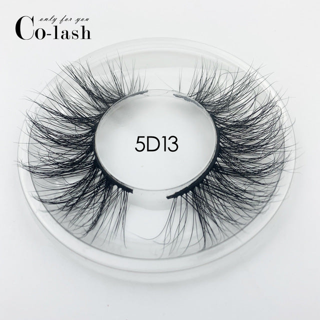 Colash Custom box Mink Eyelashes Thick Natural Long False Eyelashes High Volume Mink Lashes Soft Dramatic Eye lashes New Makeup cosmeticarena