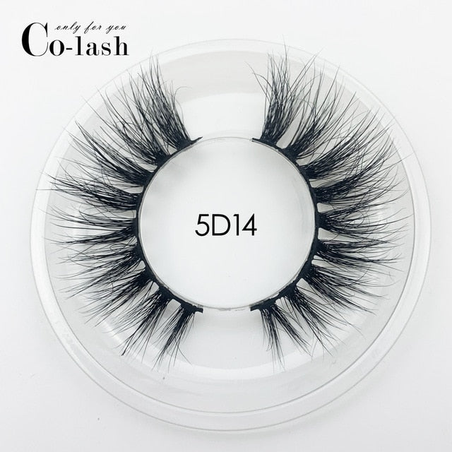 Colash Custom box Mink Eyelashes Thick Natural Long False Eyelashes High Volume Mink Lashes Soft Dramatic Eye lashes New Makeup cosmeticarena