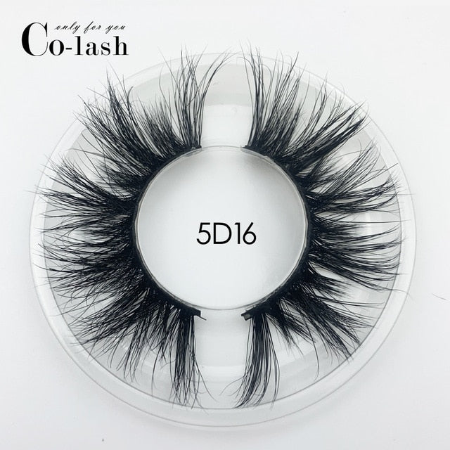 Colash Custom box Mink Eyelashes Thick Natural Long False Eyelashes High Volume Mink Lashes Soft Dramatic Eye lashes New Makeup cosmeticarena