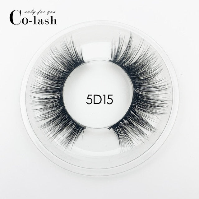 Colash Custom box Mink Eyelashes Thick Natural Long False Eyelashes High Volume Mink Lashes Soft Dramatic Eye lashes New Makeup cosmeticarena