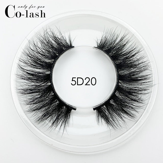 Colash Custom box Mink Eyelashes Thick Natural Long False Eyelashes High Volume Mink Lashes Soft Dramatic Eye lashes New Makeup cosmeticarena
