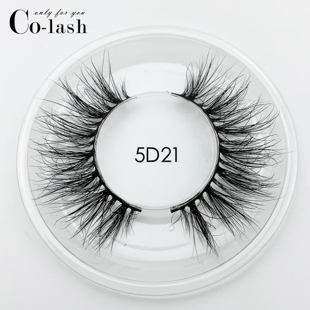 Colash Custom box Mink Eyelashes Thick Natural Long False Eyelashes High Volume Mink Lashes Soft Dramatic Eye lashes New Makeup cosmeticarena