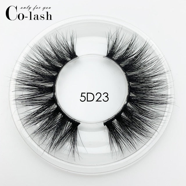 Colash Custom box Mink Eyelashes Thick Natural Long False Eyelashes High Volume Mink Lashes Soft Dramatic Eye lashes New Makeup cosmeticarena