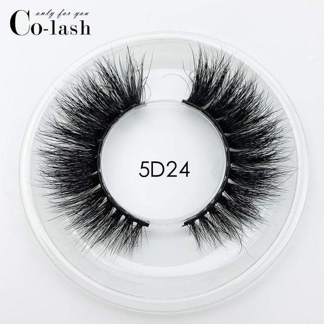 Colash Custom box Mink Eyelashes Thick Natural Long False Eyelashes High Volume Mink Lashes Soft Dramatic Eye lashes New Makeup cosmeticarena
