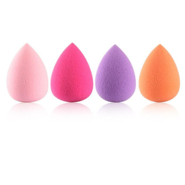 4pcs or 8pcs High Quality Multi Shape Sponge Puff Makeup Women Professional Blush Foundation Sponges Makeup Recommend Praise Hot cosmeticarena