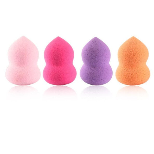4pcs or 8pcs High Quality Multi Shape Sponge Puff Makeup Women Professional Blush Foundation Sponges Makeup Recommend Praise Hot cosmeticarena