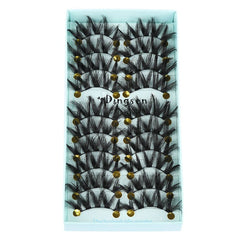10 Pairs 3D Soft Faux Mink Hair False Eyelashes Natural Messy Eyelash Crisscross Wispy Fluffy Lashes Extension Eye Makeup Tools cosmeticarena