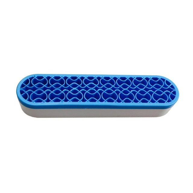 1Pcs Beauty Unique ABS Silicone Makeup Brushes Storage Box Desktop Cosmetic Brush Organizer Lipsticks Holders Makeup Accessories cosmeticarena