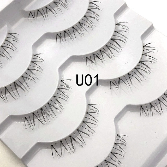 Mikiwi 7pairs 25mm long Faux 3D Mink Lashes Natural Long False Eyelashes Dramatic Volume Fake Lashes Makeup Extension Eyelashes cosmeticarena