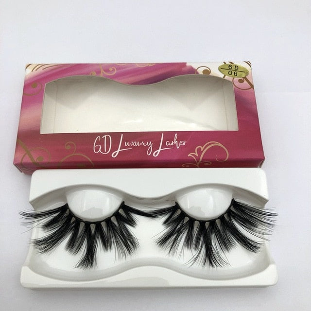 Mikiwi 7pairs 25mm long Faux 3D Mink Lashes Natural Long False Eyelashes Dramatic Volume Fake Lashes Makeup Extension Eyelashes cosmeticarena