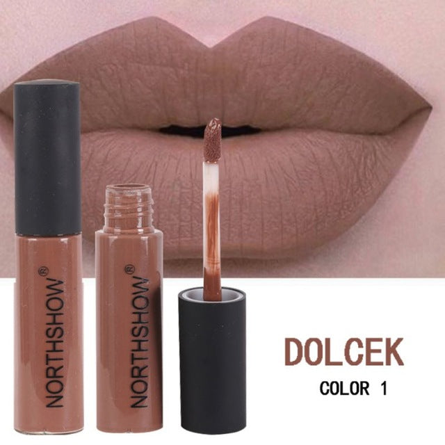 2018 classic value sexy makeup long-lasting matte liquid lipstick and FM63 makeup waterproof matte liquid lip gloss cosmeticarena