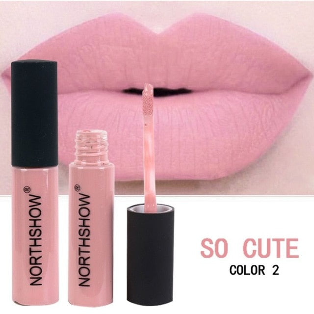 2018 classic value sexy makeup long-lasting matte liquid lipstick and FM63 makeup waterproof matte liquid lip gloss cosmeticarena