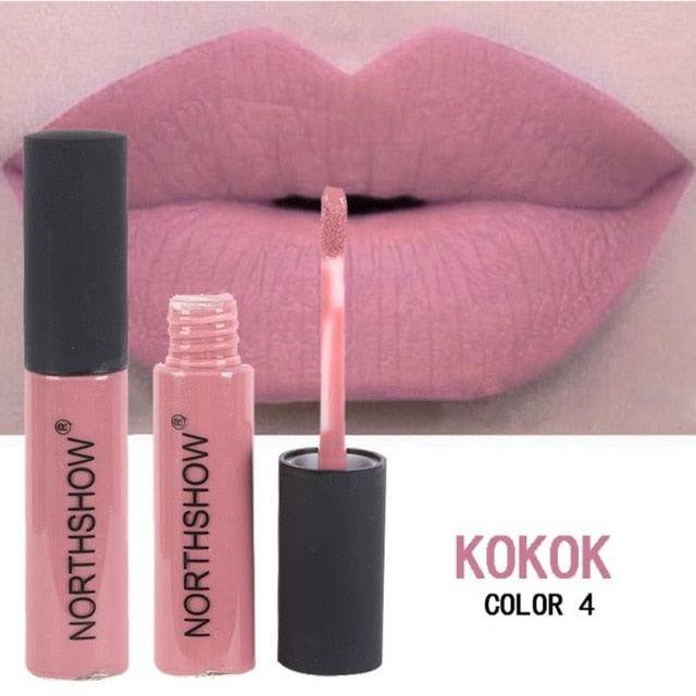 2018 classic value sexy makeup long-lasting matte liquid lipstick and FM63 makeup waterproof matte liquid lip gloss cosmeticarena