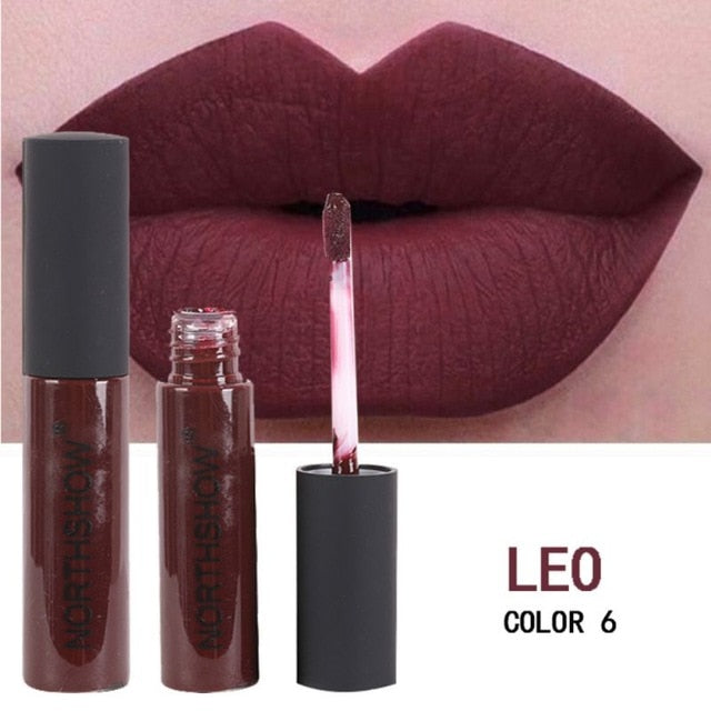 2018 classic value sexy makeup long-lasting matte liquid lipstick and FM63 makeup waterproof matte liquid lip gloss cosmeticarena