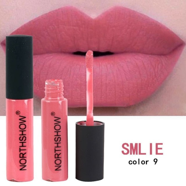 2018 classic value sexy makeup long-lasting matte liquid lipstick and FM63 makeup waterproof matte liquid lip gloss cosmeticarena