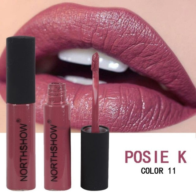 2018 classic value sexy makeup long-lasting matte liquid lipstick and FM63 makeup waterproof matte liquid lip gloss cosmeticarena