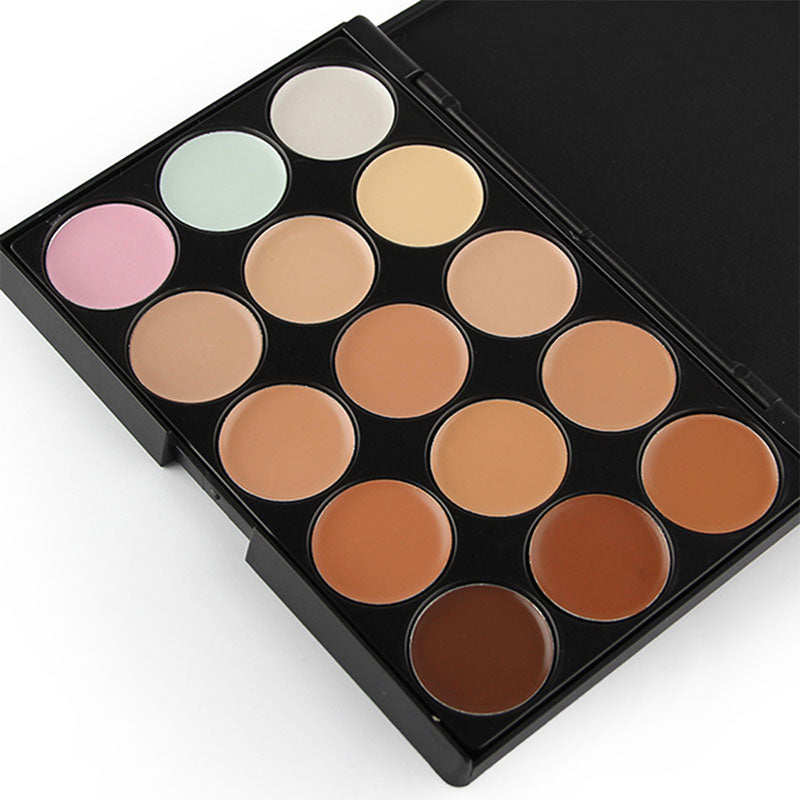Concealer Palette Makeup 15 Colors Cream Base Palettes Matte Contouring Foundation Face Facial Cosmetic Set Contour Cosmetic cosmeticarena