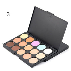 Concealer Palette Makeup 15 Colors Cream Base Palettes Matte Contouring Foundation Face Facial Cosmetic Set Contour Cosmetic cosmeticarena