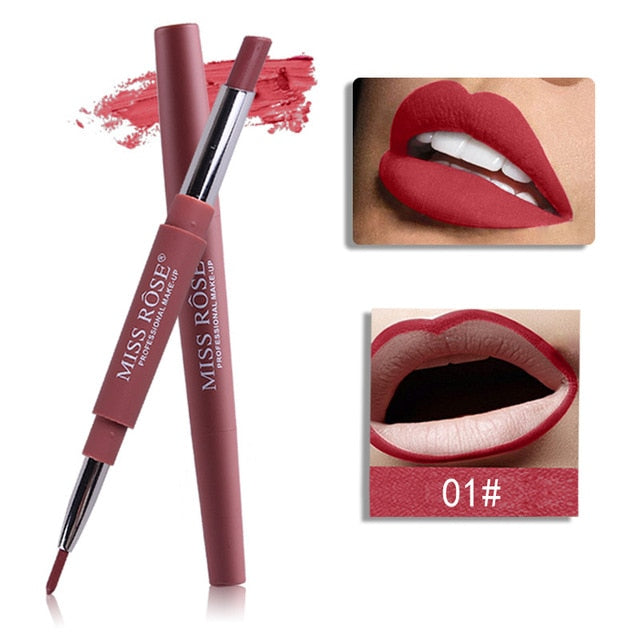 20 color lip makeup lipstick lip liner waterproof long-lasting red lip pencil lipstick nude makeup ladies cosmetics cosmeticarena