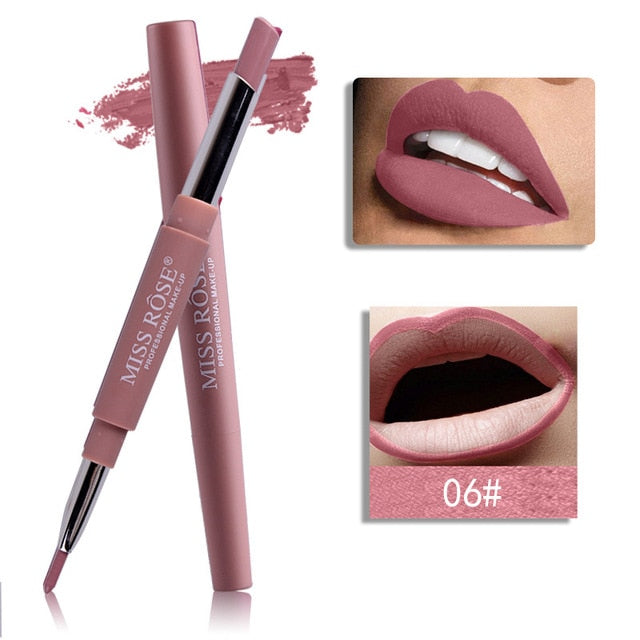 20 color lip makeup lipstick lip liner waterproof long-lasting red lip pencil lipstick nude makeup ladies cosmetics cosmeticarena