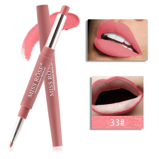 20 color lip makeup lipstick lip liner waterproof long-lasting red lip pencil lipstick nude makeup ladies cosmetics cosmeticarena
