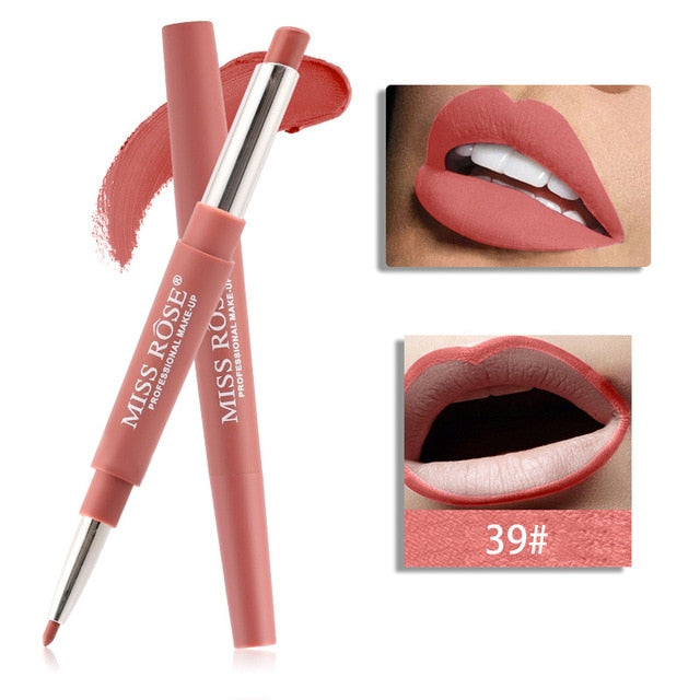 20 color lip makeup lipstick lip liner waterproof long-lasting red lip pencil lipstick nude makeup ladies cosmetics cosmeticarena
