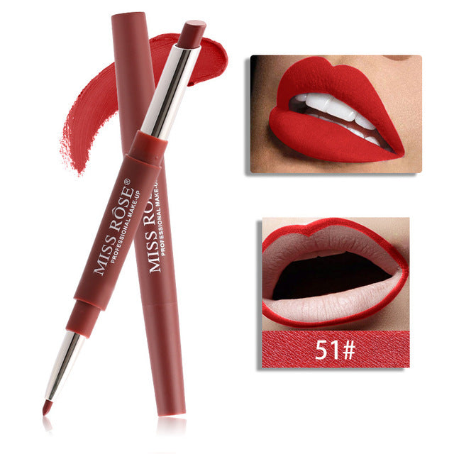 20 color lip makeup lipstick lip liner waterproof long-lasting red lip pencil lipstick nude makeup ladies cosmetics cosmeticarena