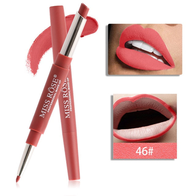 20 color lip makeup lipstick lip liner waterproof long-lasting red lip pencil lipstick nude makeup ladies cosmetics cosmeticarena