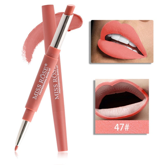 20 color lip makeup lipstick lip liner waterproof long-lasting red lip pencil lipstick nude makeup ladies cosmetics cosmeticarena