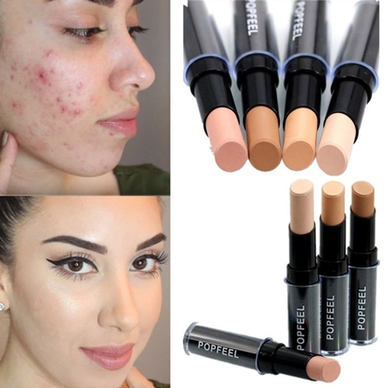 Makeup Base Eye Concealer Cream Stick Makeup Brighten Shadow Waterproof Cover Dark Circle Comestic Long-Lasting Natural 4 Color cosmeticarena