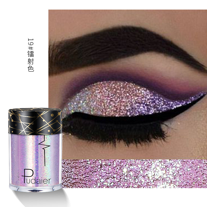 New Glitter Eye Shadow Professional Makeup Monochrome Shining Eyeshadow Universal Party Cosmetic Palete Paleta De Sombra TSLM2 cosmeticarena