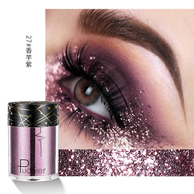 New Glitter Eye Shadow Professional Makeup Monochrome Shining Eyeshadow Universal Party Cosmetic Palete Paleta De Sombra TSLM2 cosmeticarena