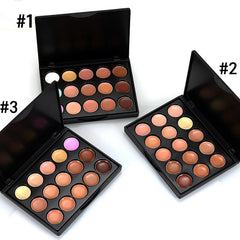 15 Colors Natural Professional Concealer Palettes Long-lasting Foundation Eyeshadow Face Contour Palette Makeup Foundation TSLM2 cosmeticarena