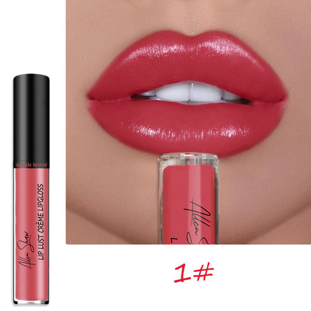 Nude Glitter Shimmer Liquid Lipstick Cosmetics Lips Gloss Long Lasting Waterproof Colorful Lipgloss Makeup Pigment Sexy Women cosmeticarena