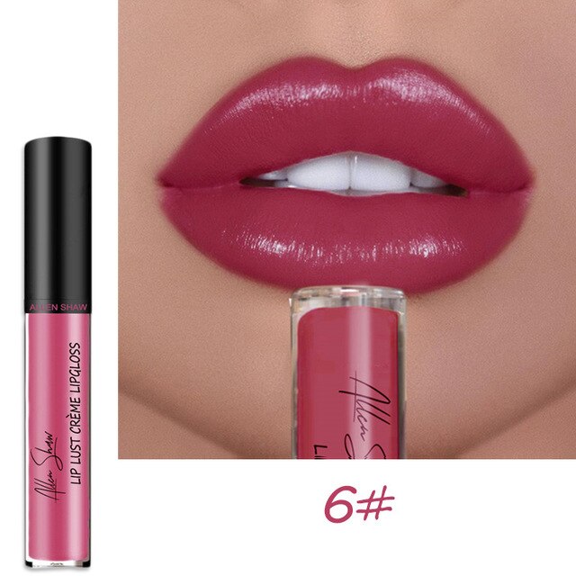 Nude Glitter Shimmer Liquid Lipstick Cosmetics Lips Gloss Long Lasting Waterproof Colorful Lipgloss Makeup Pigment Sexy Women cosmeticarena