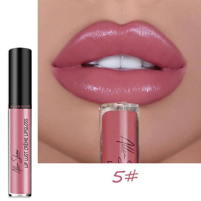 Nude Glitter Shimmer Liquid Lipstick Cosmetics Lips Gloss Long Lasting Waterproof Colorful Lipgloss Makeup Pigment Sexy Women cosmeticarena