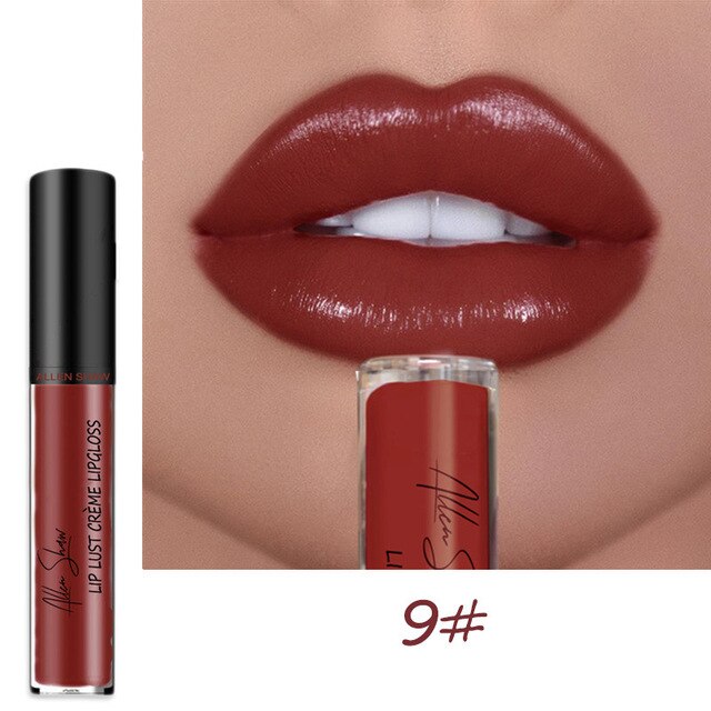 Nude Glitter Shimmer Liquid Lipstick Cosmetics Lips Gloss Long Lasting Waterproof Colorful Lipgloss Makeup Pigment Sexy Women cosmeticarena
