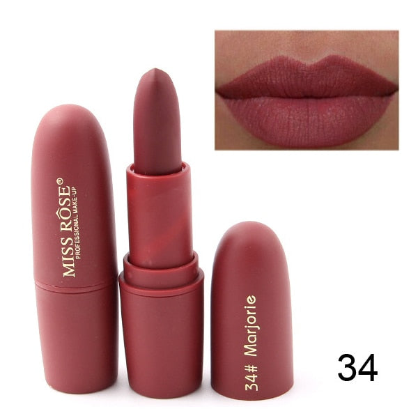 Makeup Lipstick Professional Matte Lipsticks Waterproof Long Lasting Gloss Lips Sexy Makeup Matte Lipsticks Beauty Makeup Tools cosmeticarena