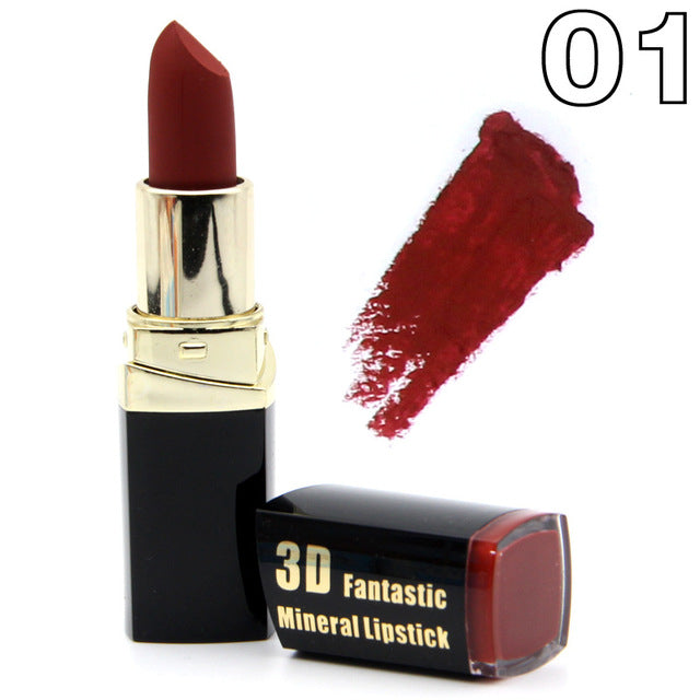Miss Rose brand batom 24color Nude Matte lipstick Matte Velvet Lipstick Beauty Red Lips batom Cosmetic long-lasting makeup cosmeticarena