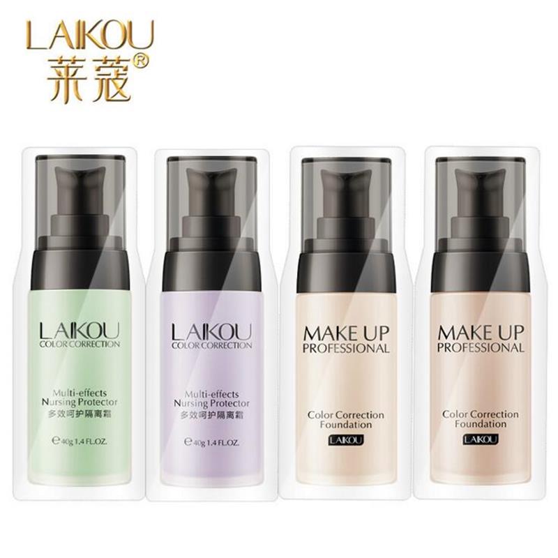 10pcs Sample Size LAIKOU Face Concealer Cream Makeup Primer Foundation Travel Equipment Easy To Carry 1.5g cosmeticarena