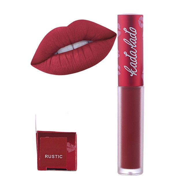 KADALADO Brand Make Up Waterproof Nude Lipstick Long Lasting Liquid Matte Lipstick Kit Lip Gloss Cosmetics Lipgloss Lip Makeup cosmeticarena