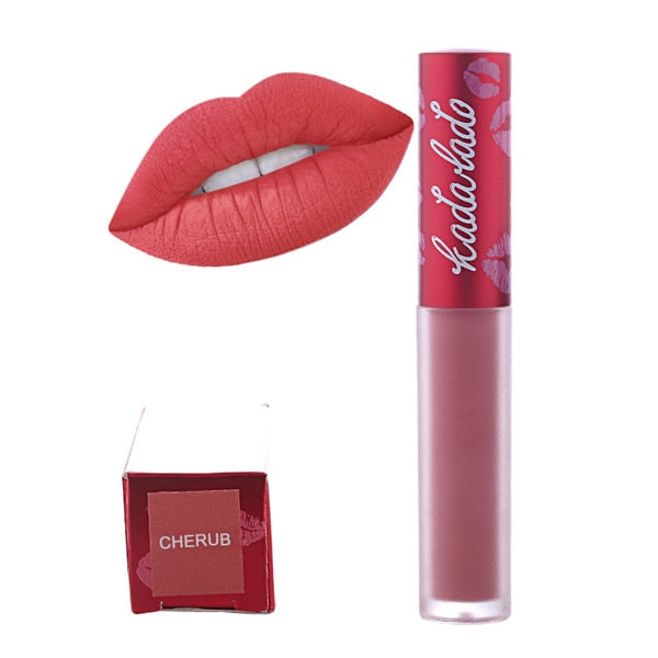 KADALADO Brand Make Up Waterproof Nude Lipstick Long Lasting Liquid Matte Lipstick Kit Lip Gloss Cosmetics Lipgloss Lip Makeup cosmeticarena